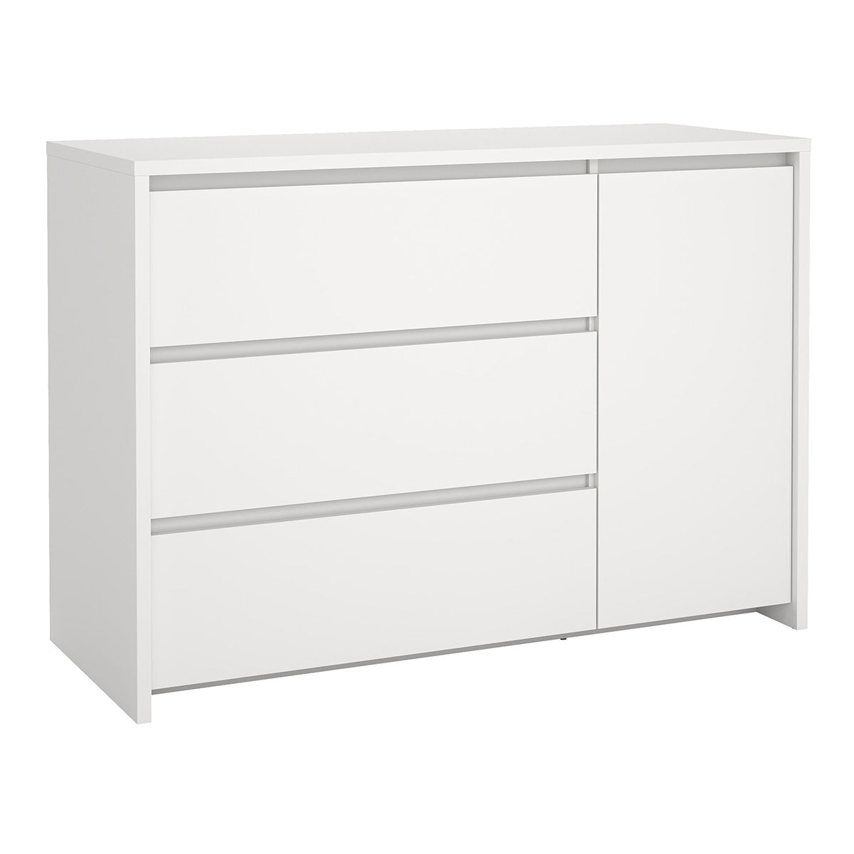 Wooden Sideboard With 1 Door And 3 Drawers - Next