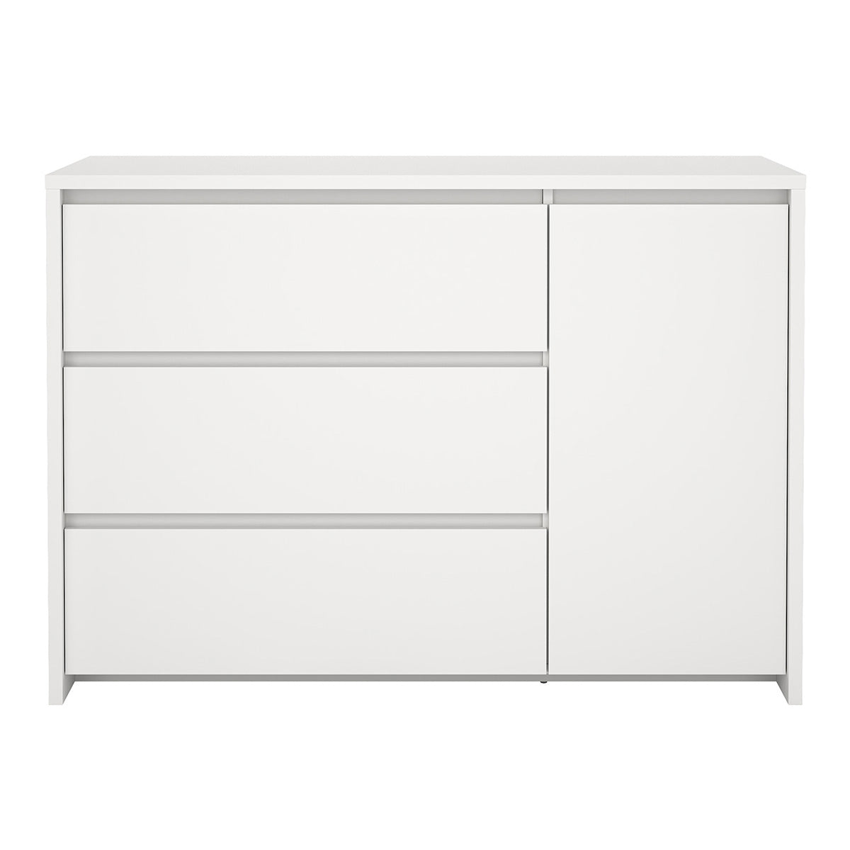 Wooden Sideboard With 1 Door And 3 Drawers - Next