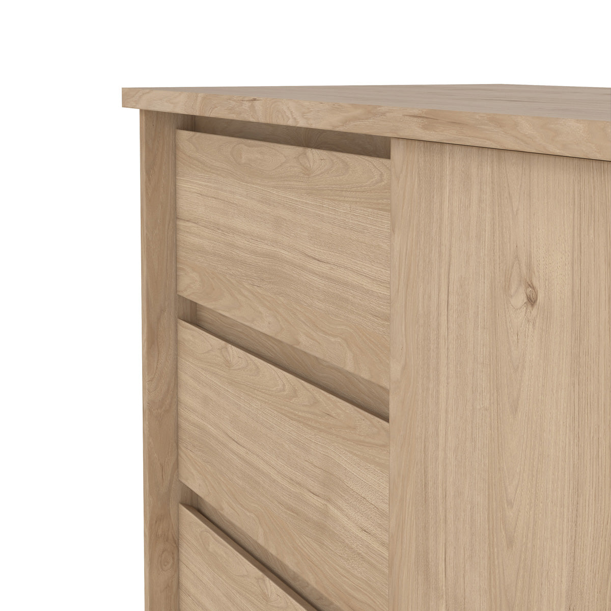 Wooden Sideboard With 1 Sliding Door And 3 Drawers - Naia