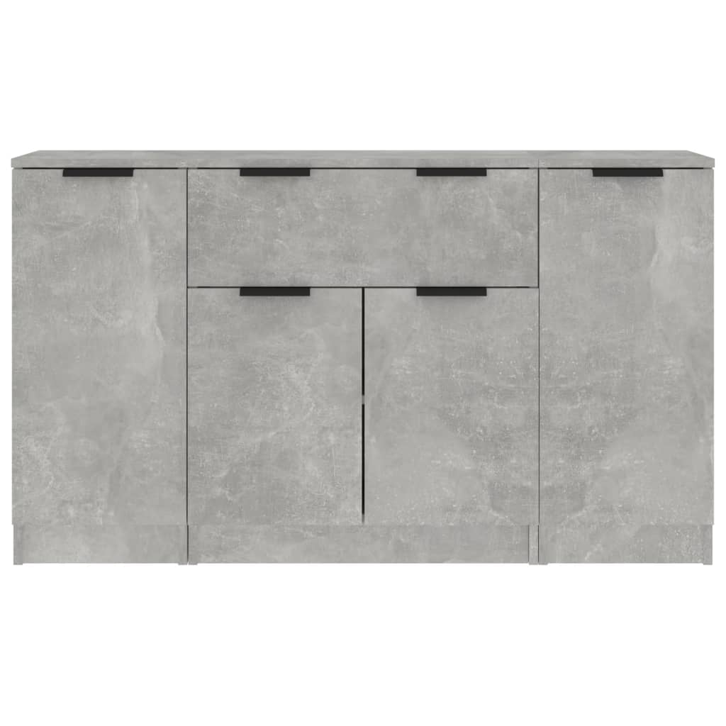 Wooden Sideboard 120cm Wide With 4 Doors And 1 Drawer - Vantage Home