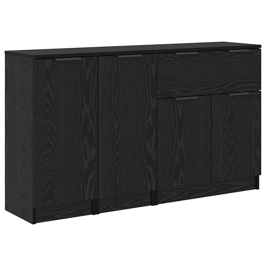 Wooden Sideboard 120cm Wide With 4 Doors And 1 Drawer - Vantage Home
