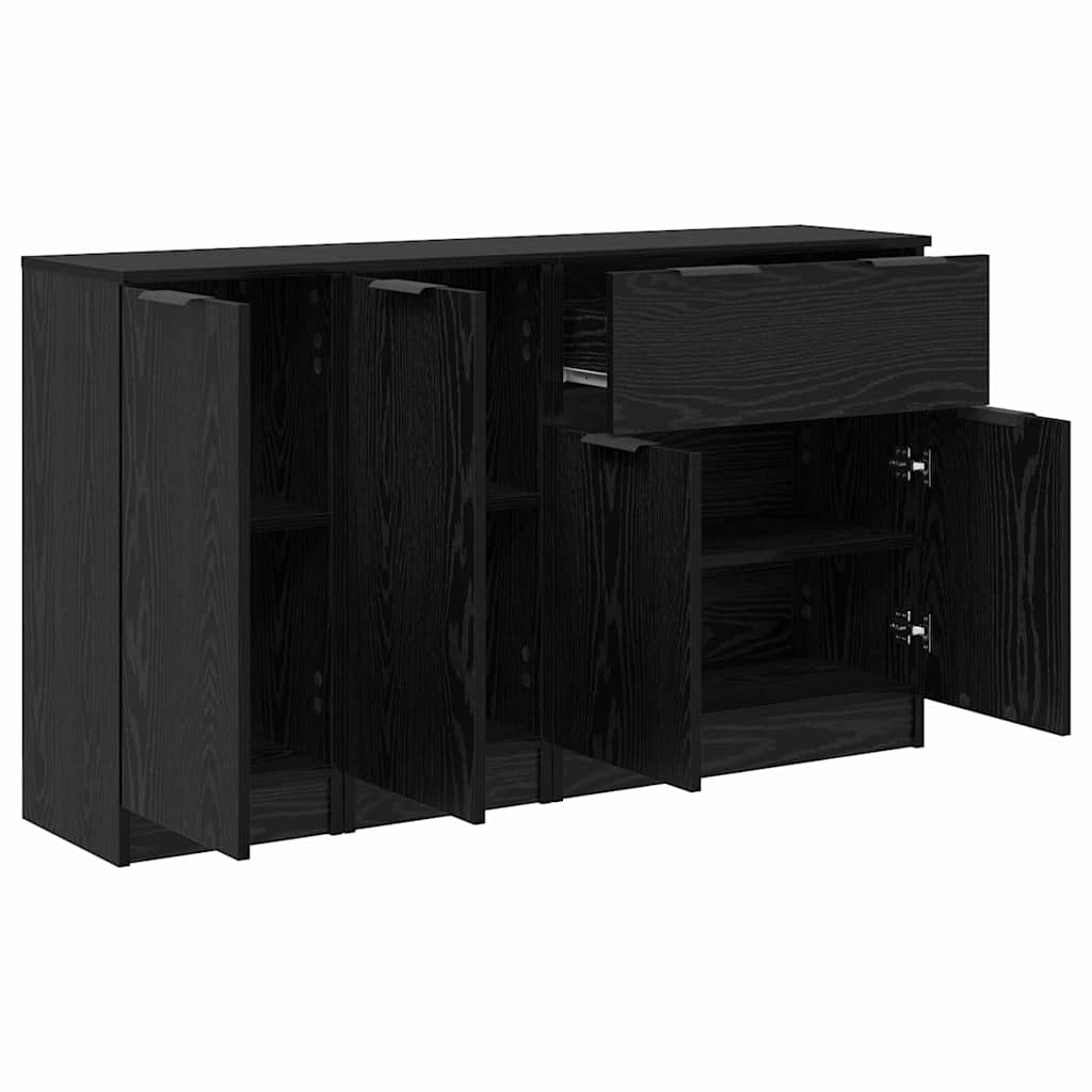 Wooden Sideboard 120cm Wide With 4 Doors And 1 Drawer - Vantage Home