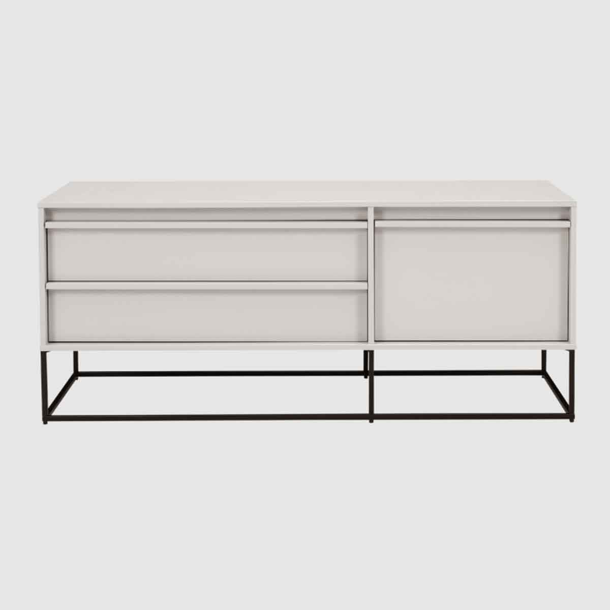 Wooden Sideboard 150cm Wide With 3 Drawers - Albion