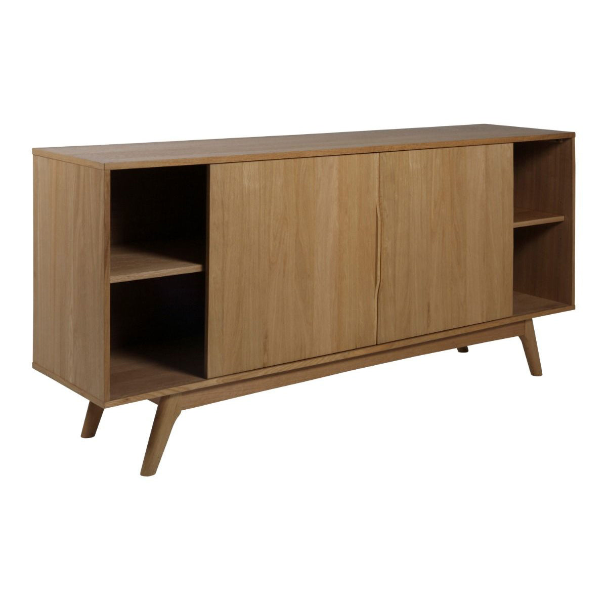 Wooden Sideboard With 2 Door And 4 Drawers - Marte