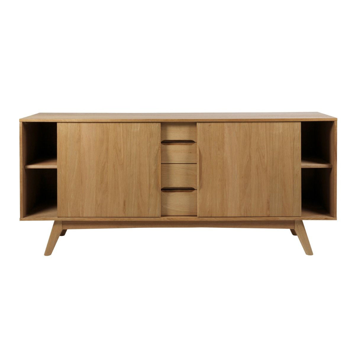 Wooden Sideboard With 2 Door And 4 Drawers - Marte