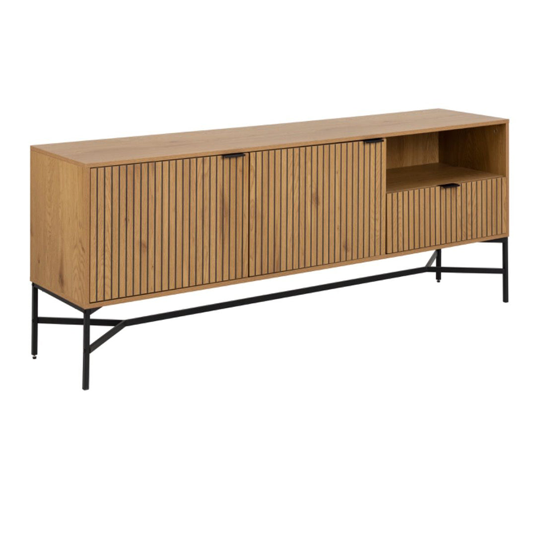 Wooden Sideboard With 2 Doors And 1 Drawer - Jaipur