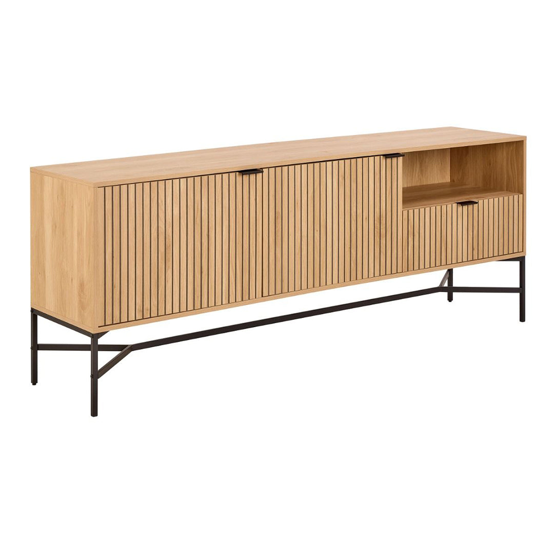 Wooden Sideboard With 2 Doors And 1 Drawer - Jaipur