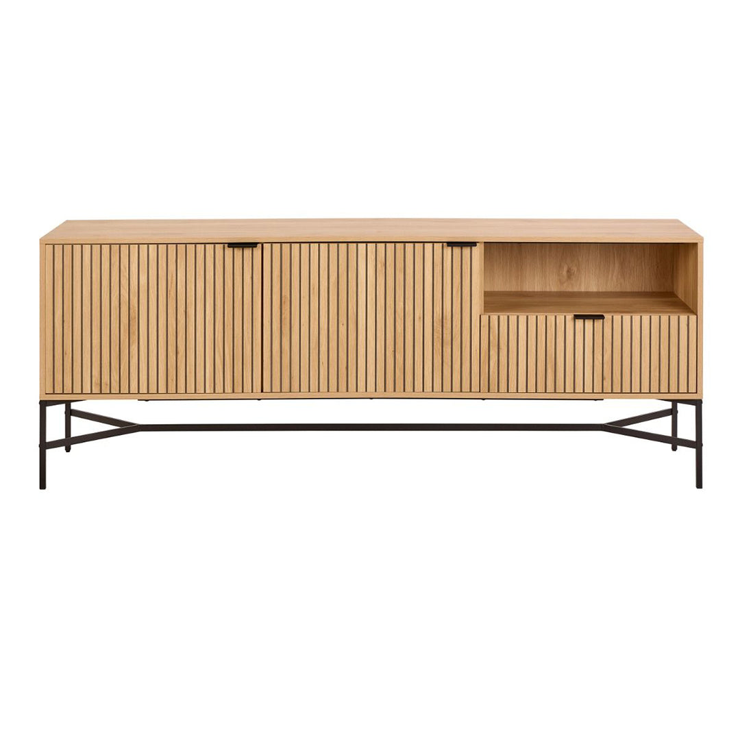 Wooden Sideboard With 2 Doors And 1 Drawer - Jaipur