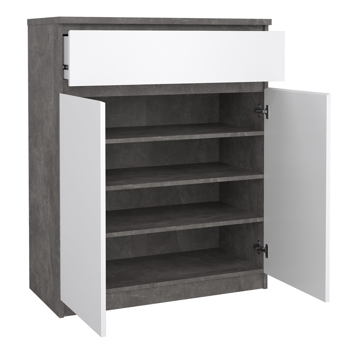 Wooden Sideboard With 2 Doors And 1 Drawer - Naia