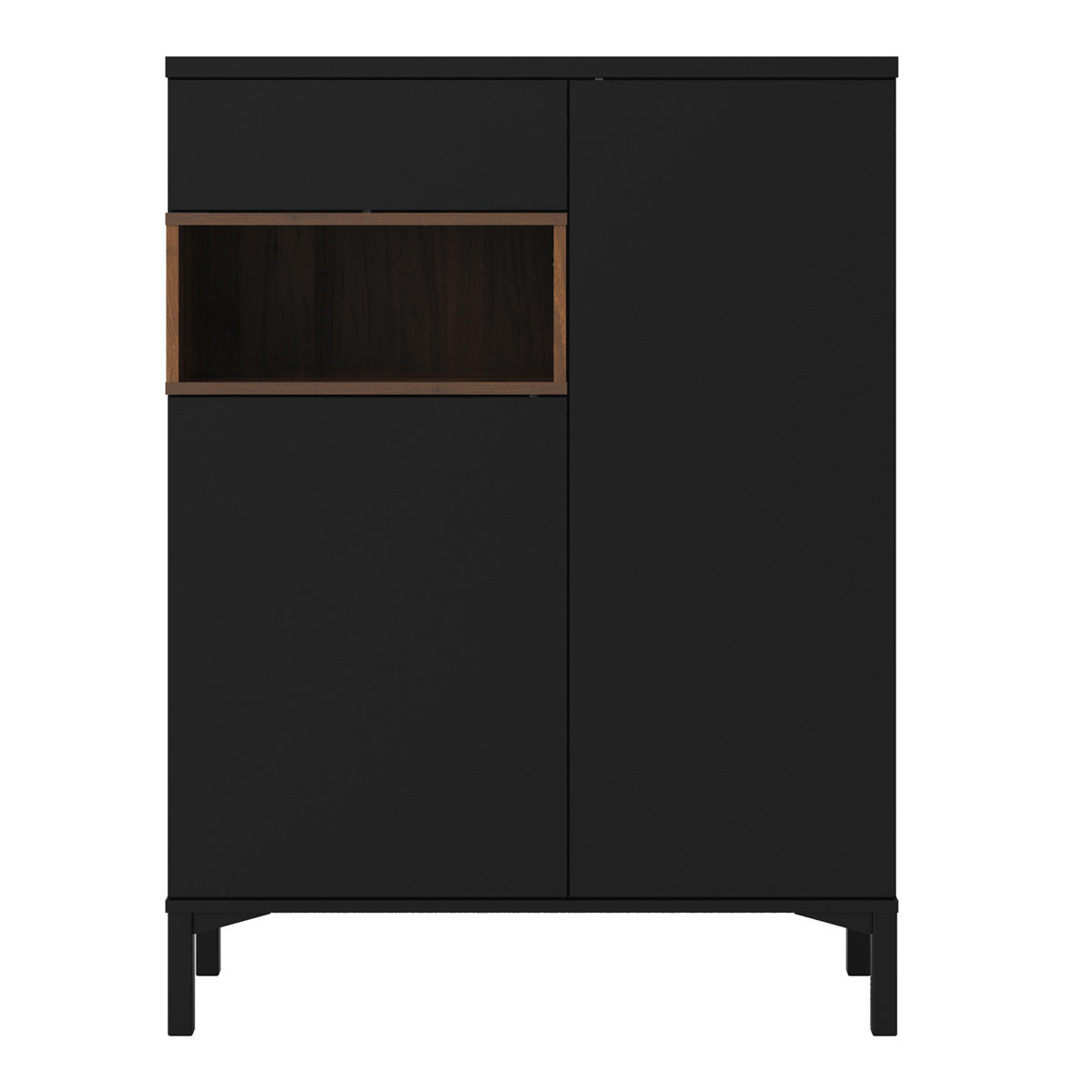 Wooden Sideboard With 2 Doors And 1 Drawer - Roomers
