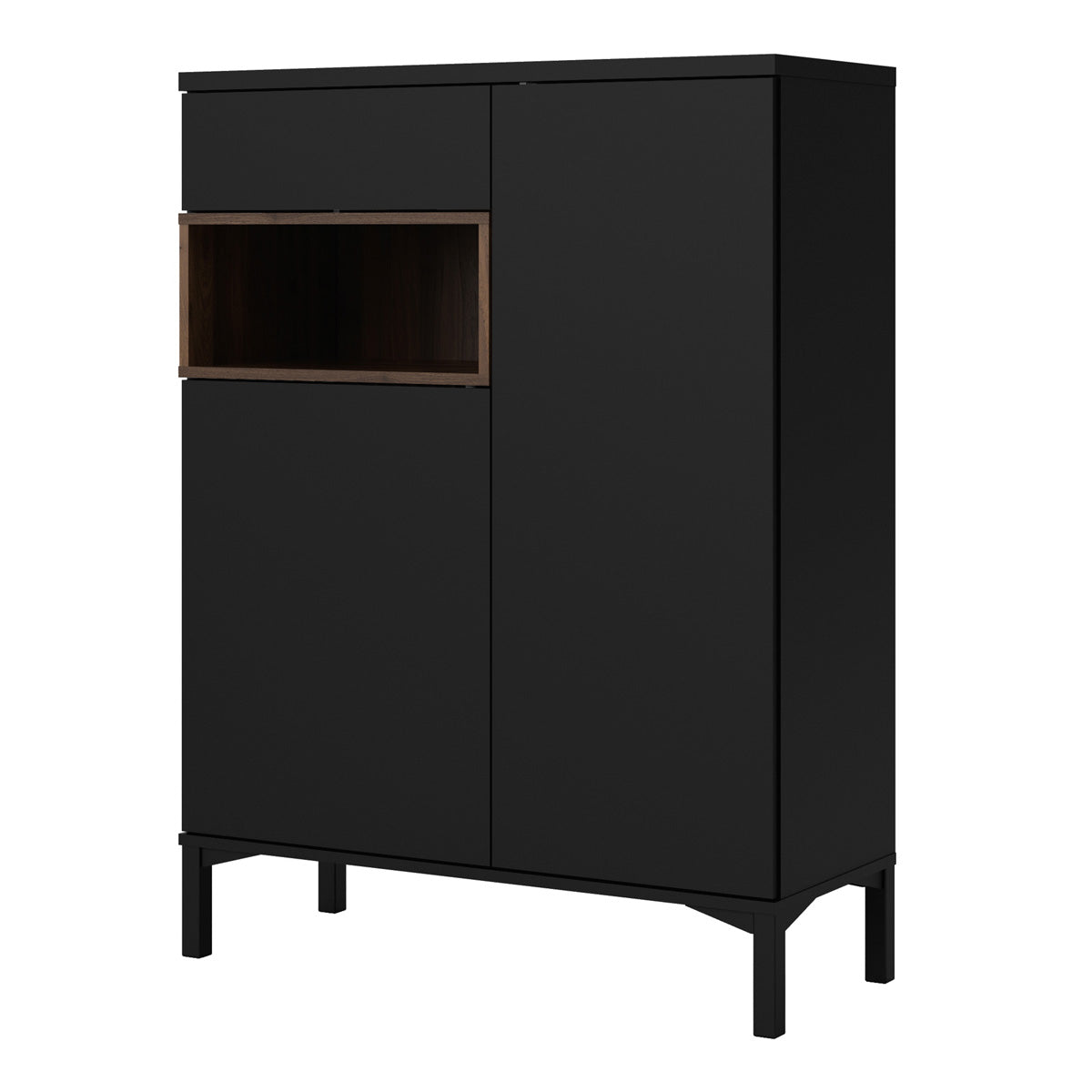 Wooden Sideboard With 2 Doors And 1 Drawer - Roomers