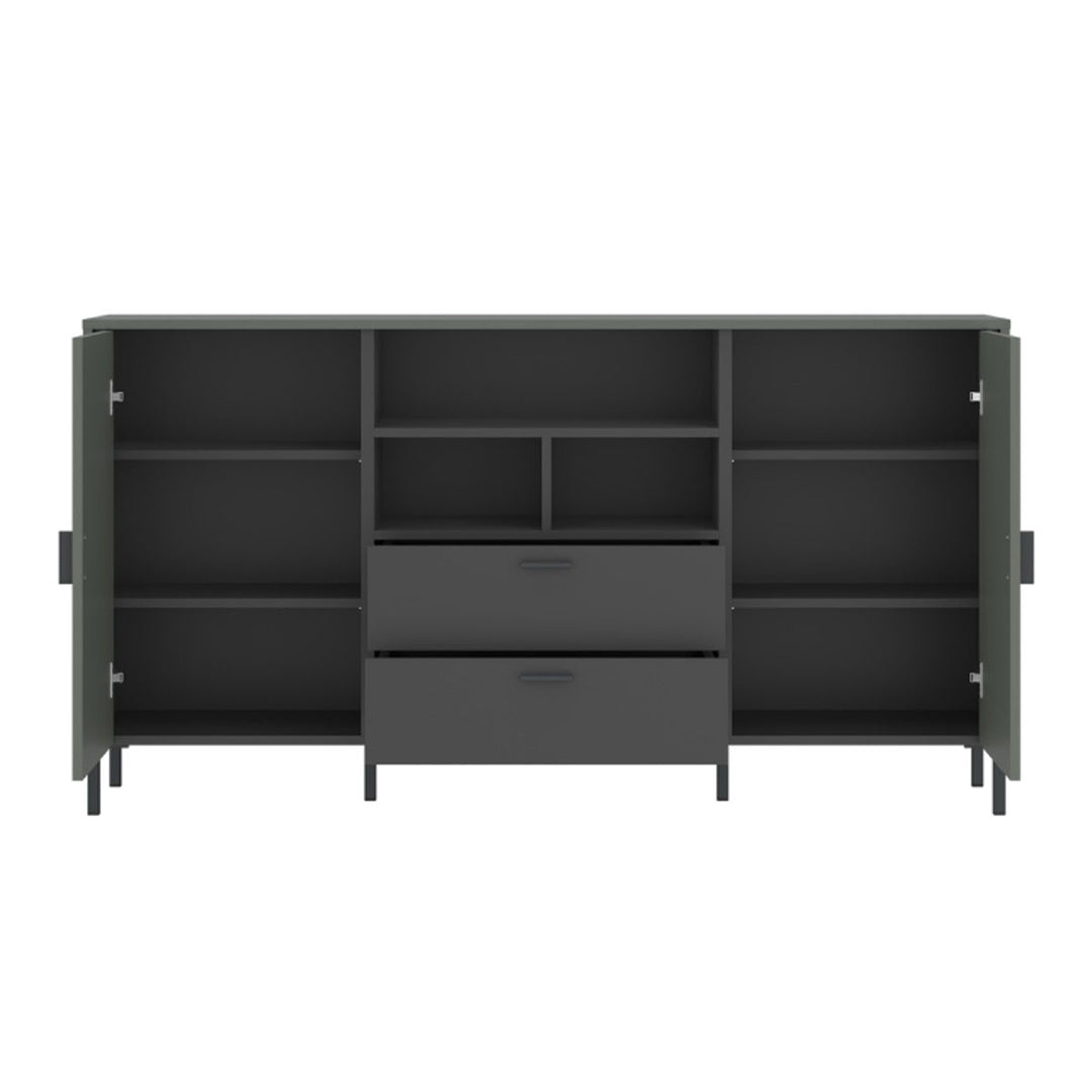 Wooden Sideboard With 2 Doors And 2 Drawers - Arundel