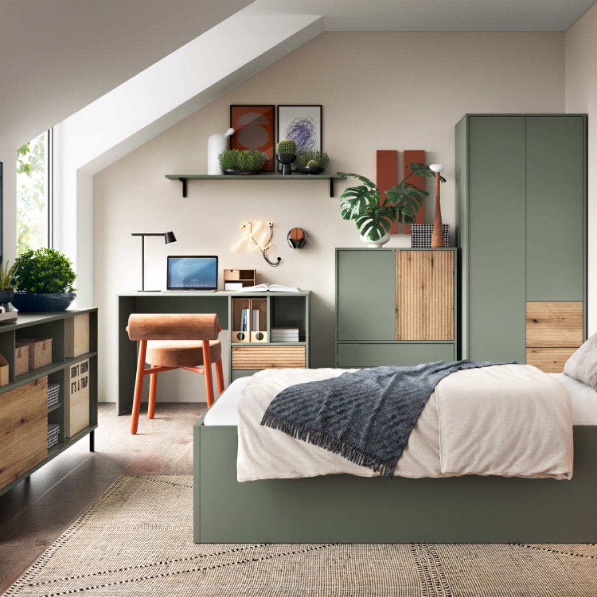 Wooden Sideboard With 2 Doors And 2 Drawers - Darwin