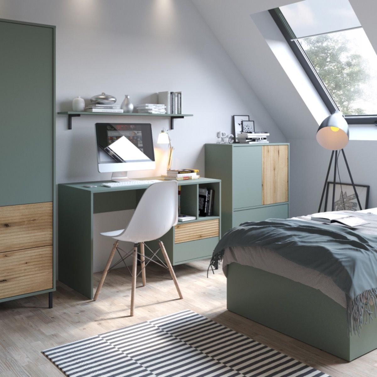 Wooden Sideboard With 2 Doors And 2 Drawers - Darwin