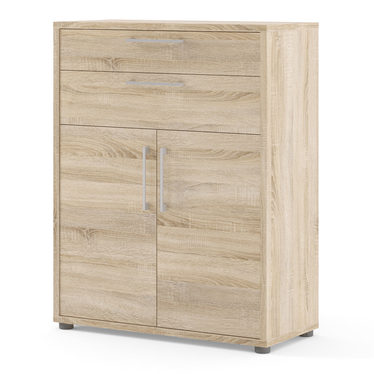 Wooden Sideboard With 2 Doors And 2 Drawers - Prima