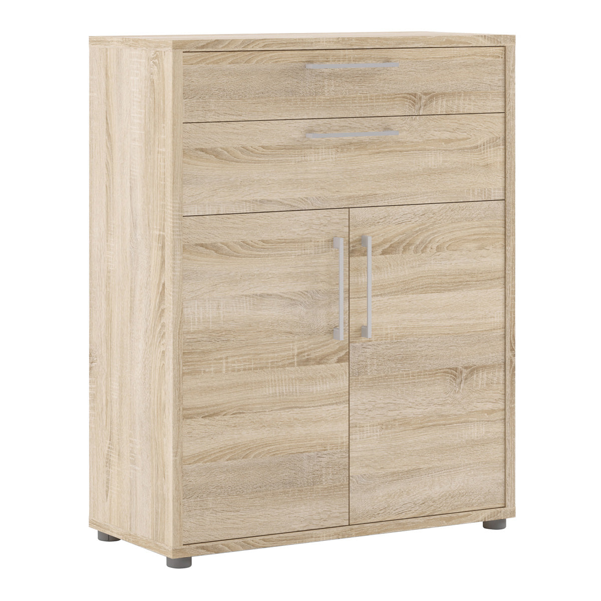 Wooden Sideboard With 2 Doors And 2 Drawers - Prima