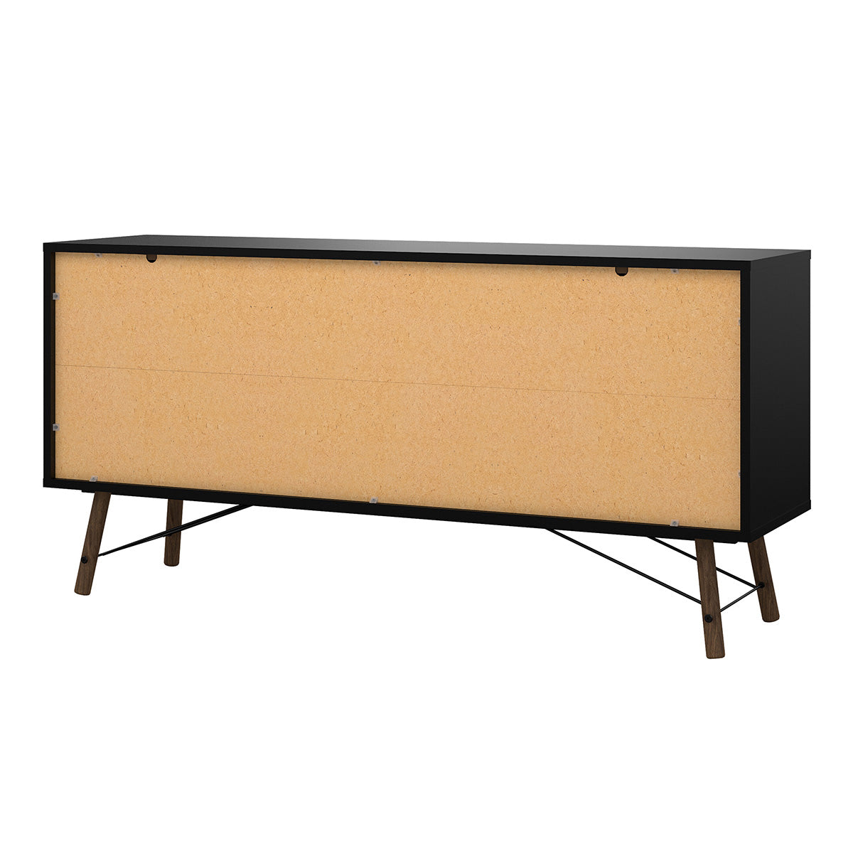 Wooden Sideboard With 2 Doors And 2 Drawers - Ry