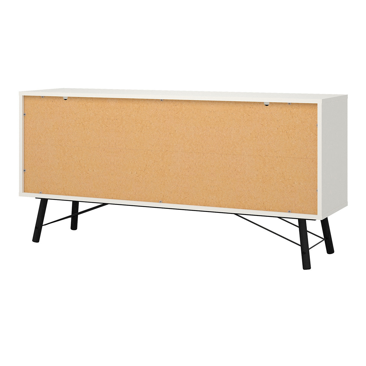 Wooden Sideboard With 2 Doors And 2 Drawers - Ry