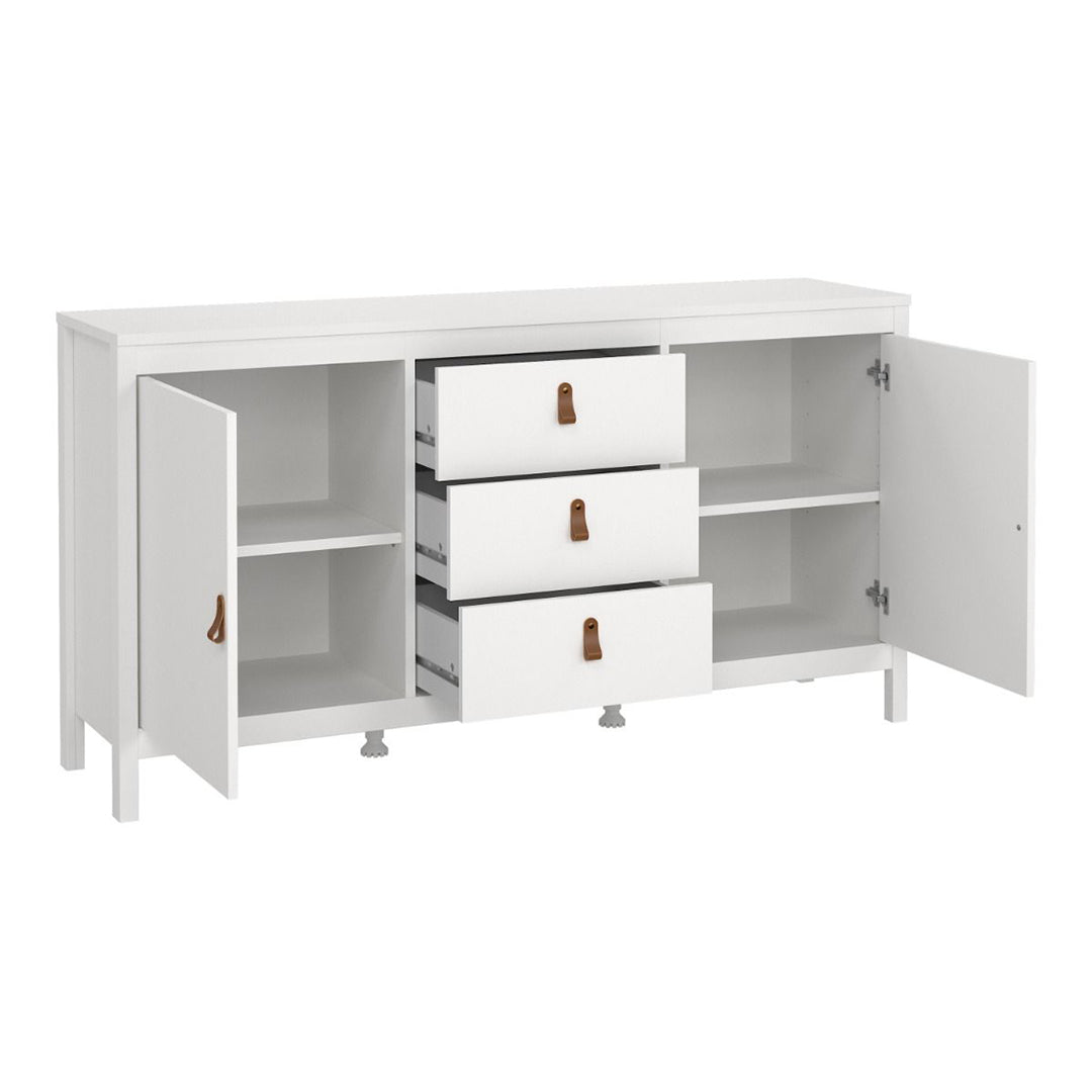 Wooden Sideboard With 2 Doors And 3 Drawers - Barcelona