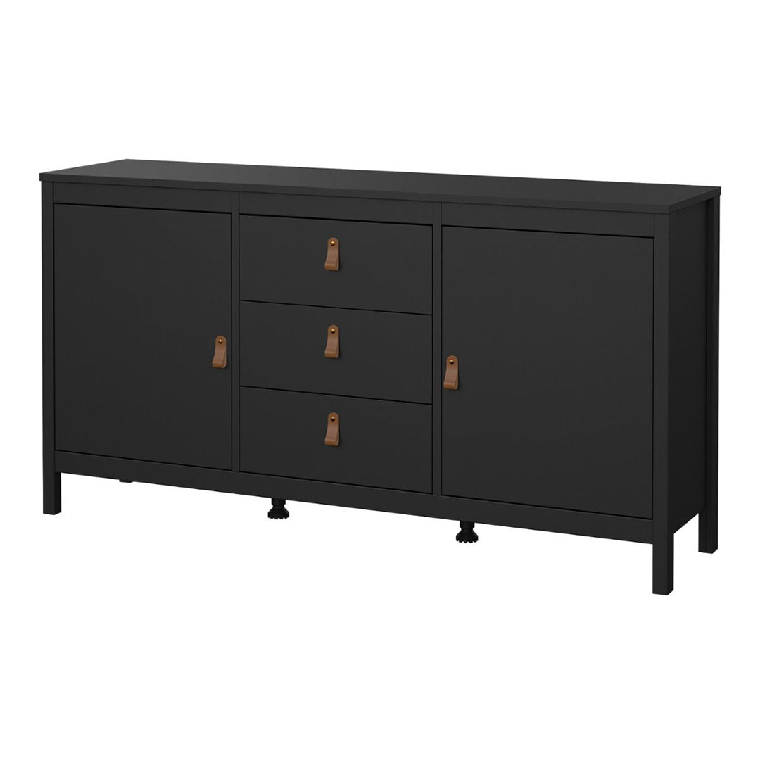 Wooden Sideboard With 2 Doors And 3 Drawers - Barcelona