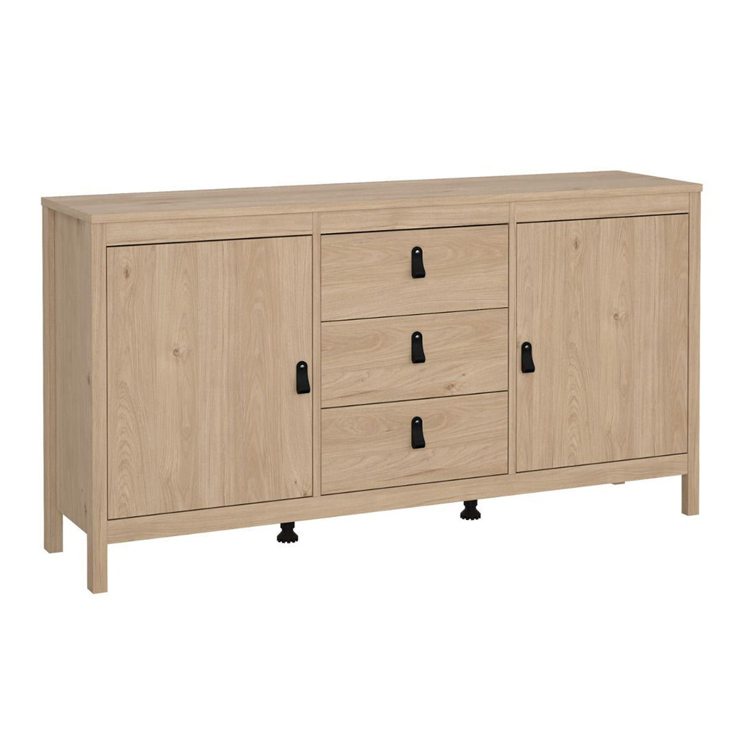 Wooden Sideboard With 2 Doors And 3 Drawers - Barcelona