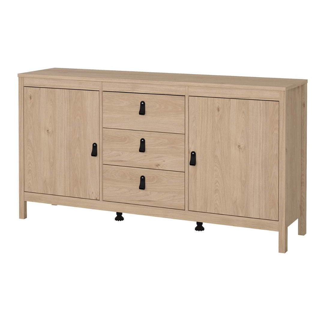 Wooden Sideboard With 2 Doors And 3 Drawers - Barcelona