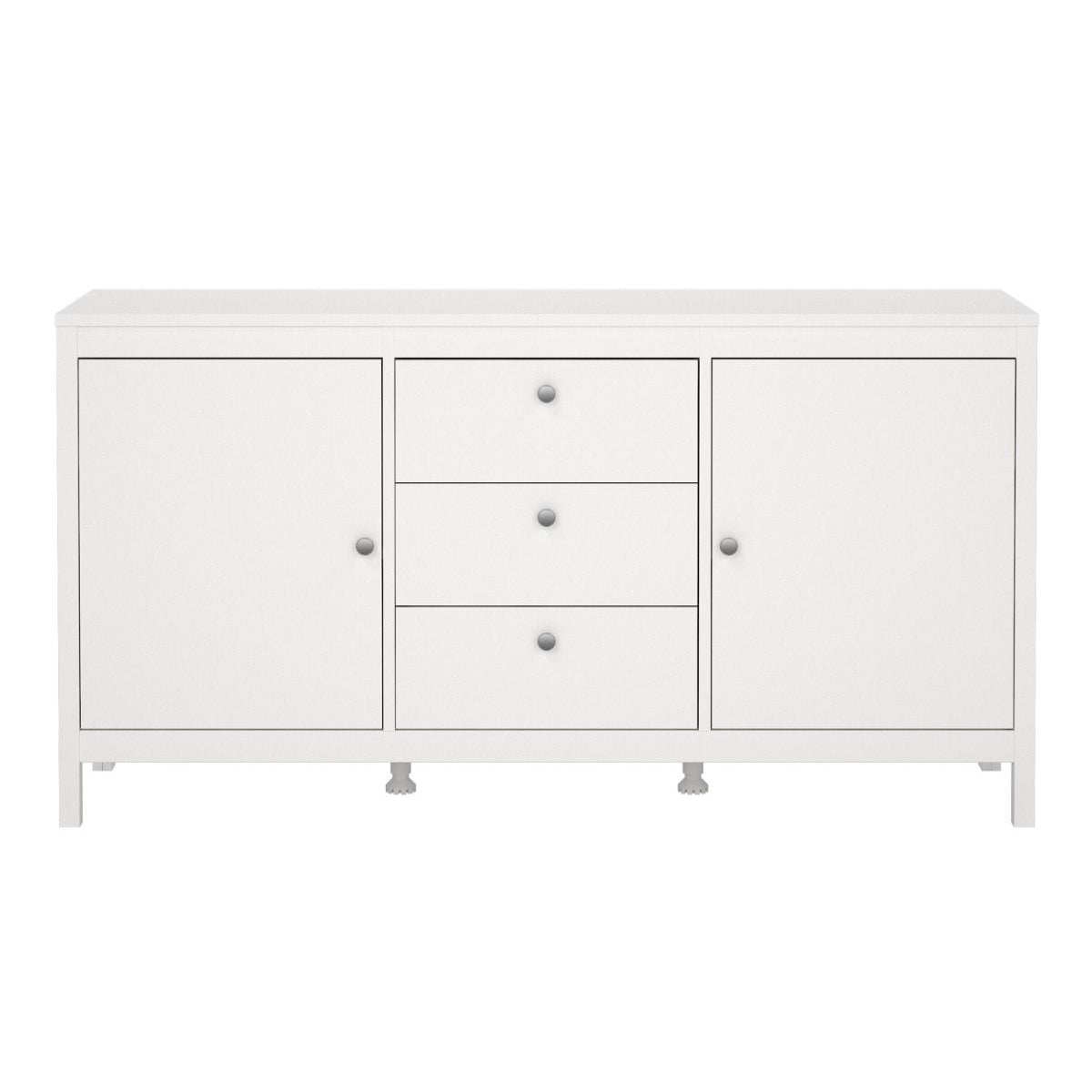 Wooden Sideboard With 2 Doors And 3 Drawers - Madrid