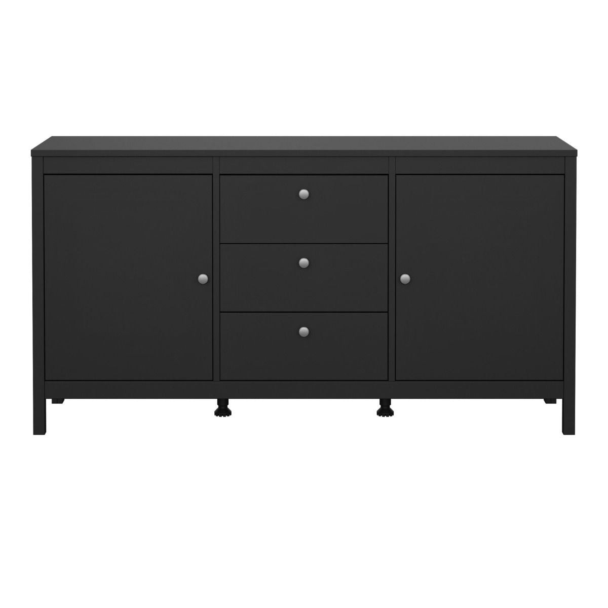 Wooden Sideboard With 2 Doors And 3 Drawers - Madrid