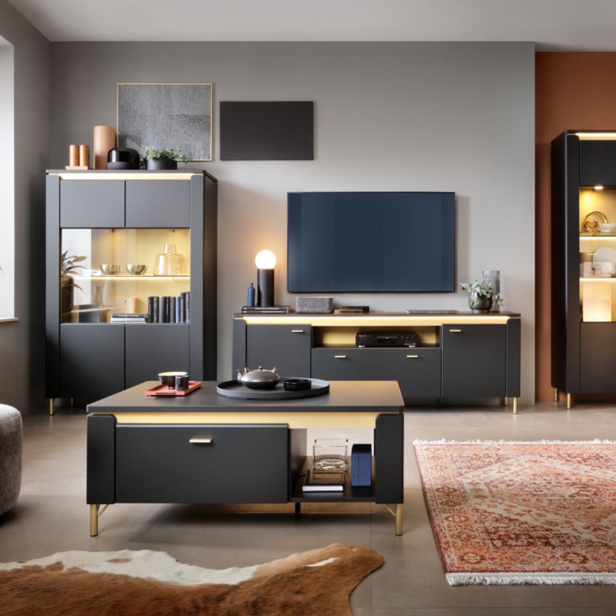 Wooden Sideboard With 2 Doors - Genoa