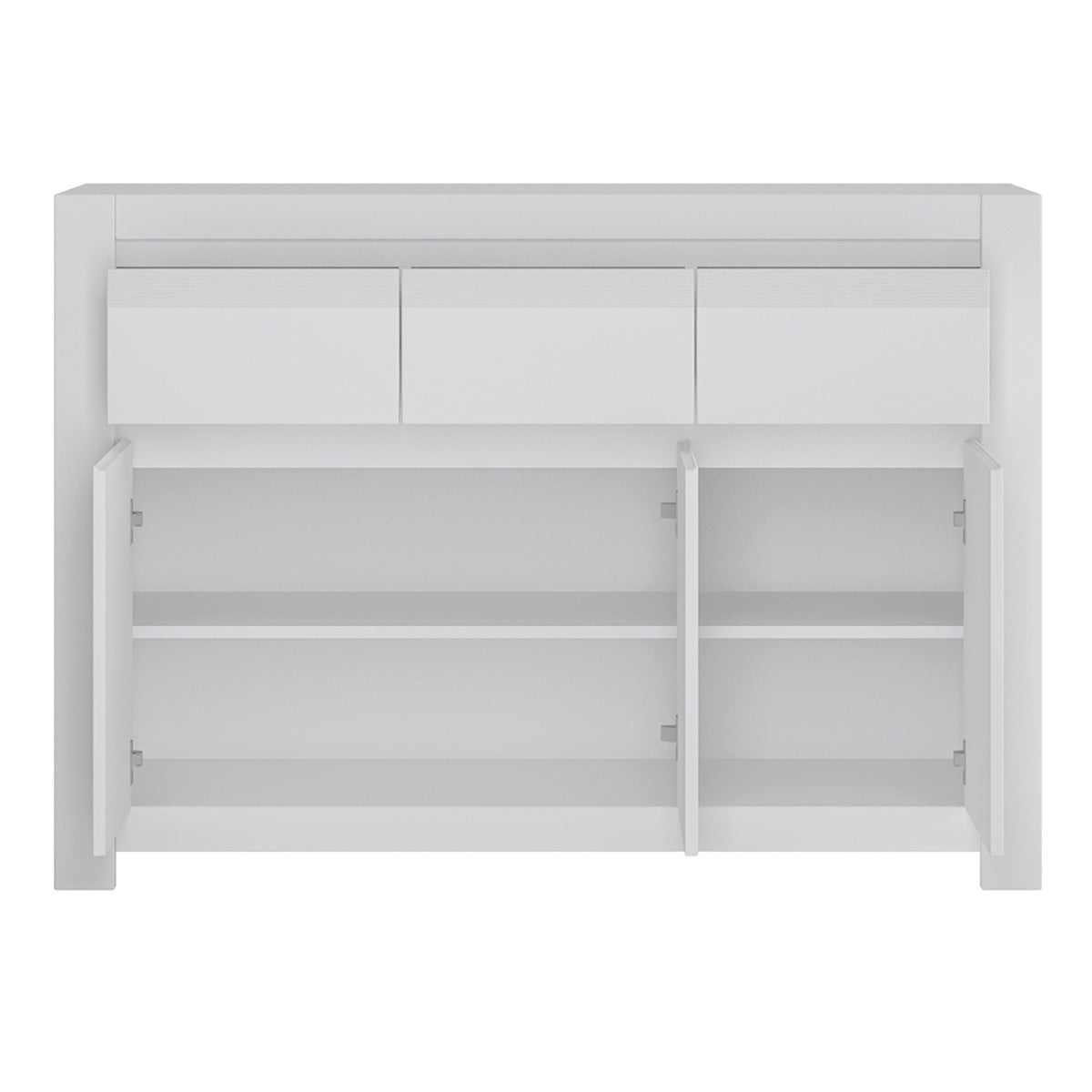 Wooden Sideboard With 3 Door And 3 Drawers - Novi