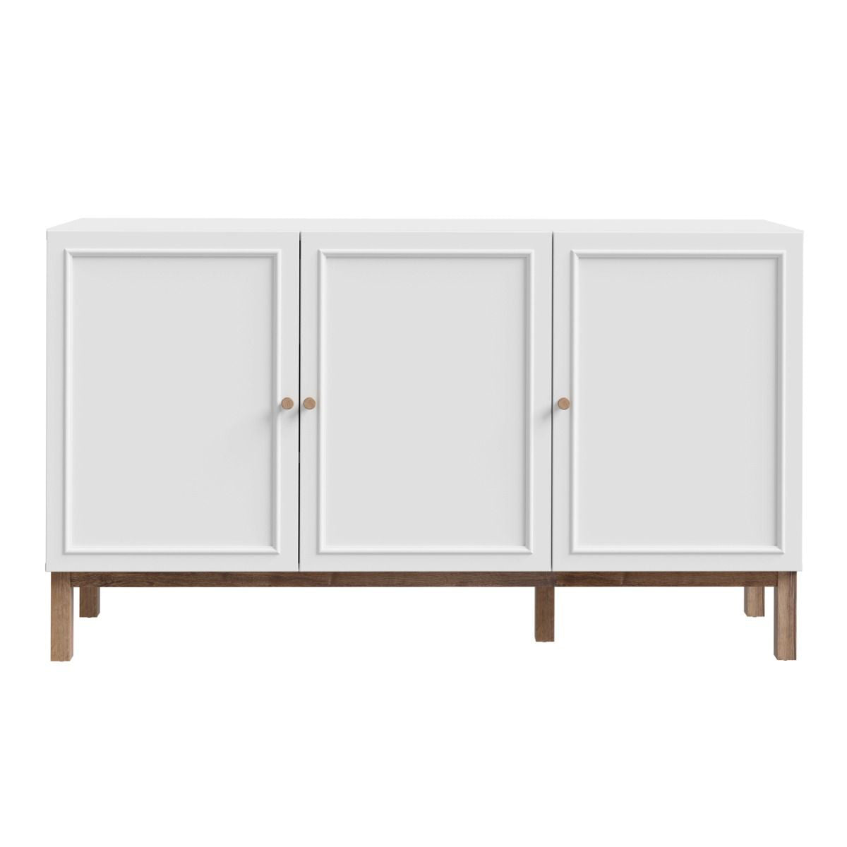 Wooden Sideboard With 3 Doors And 1 Drawer - Wensley
