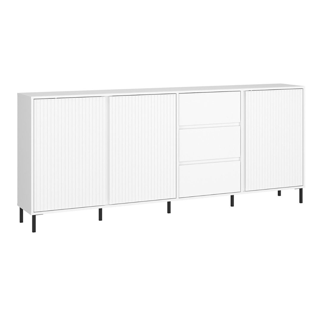 Wooden Sideboard With 3 Doors And 3 Drawers - Avenale