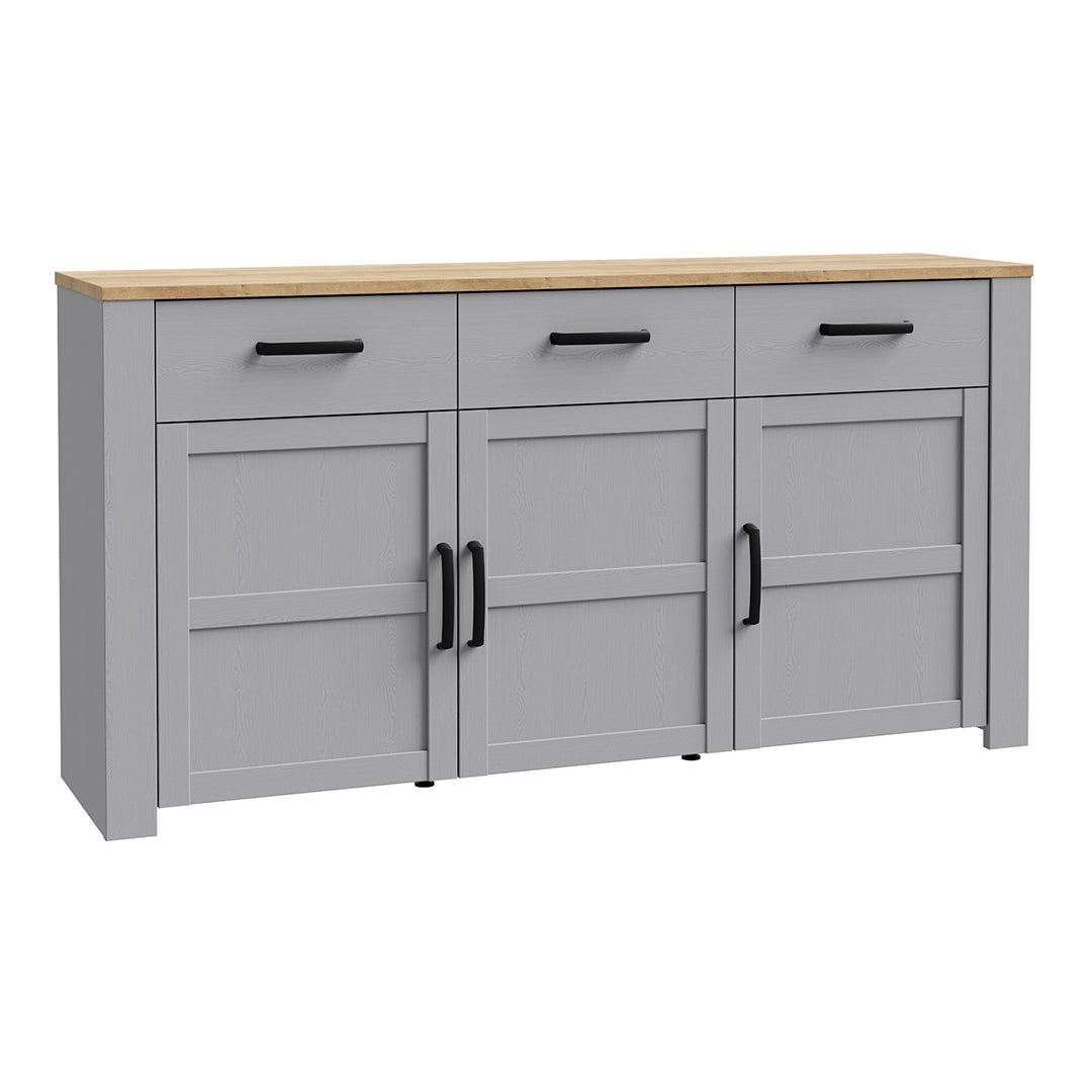 Wooden Sideboard With 3 Doors And 3 Drawers - Bohol