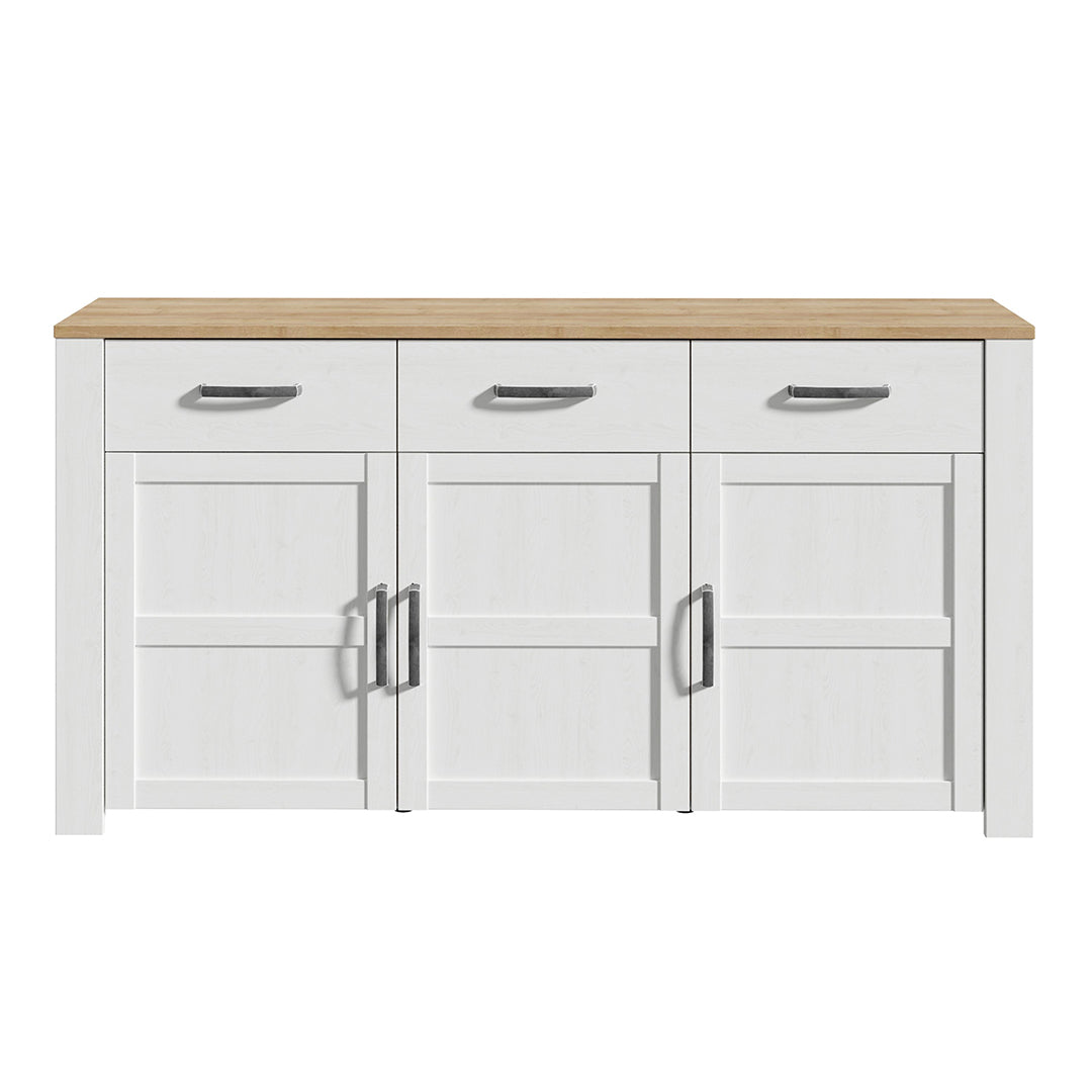 Wooden Sideboard With 3 Doors And 3 Drawers - Bohol