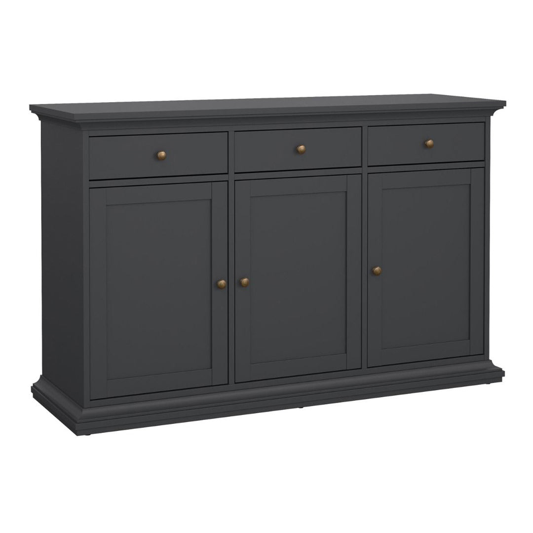 Wooden Sideboard With 3 Doors And 3 Drawers - Paris