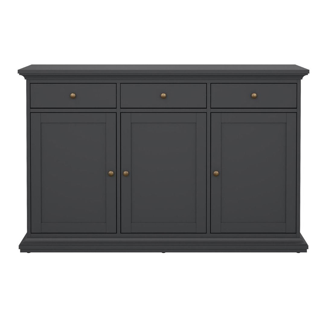 Wooden Sideboard With 3 Doors And 3 Drawers - Paris