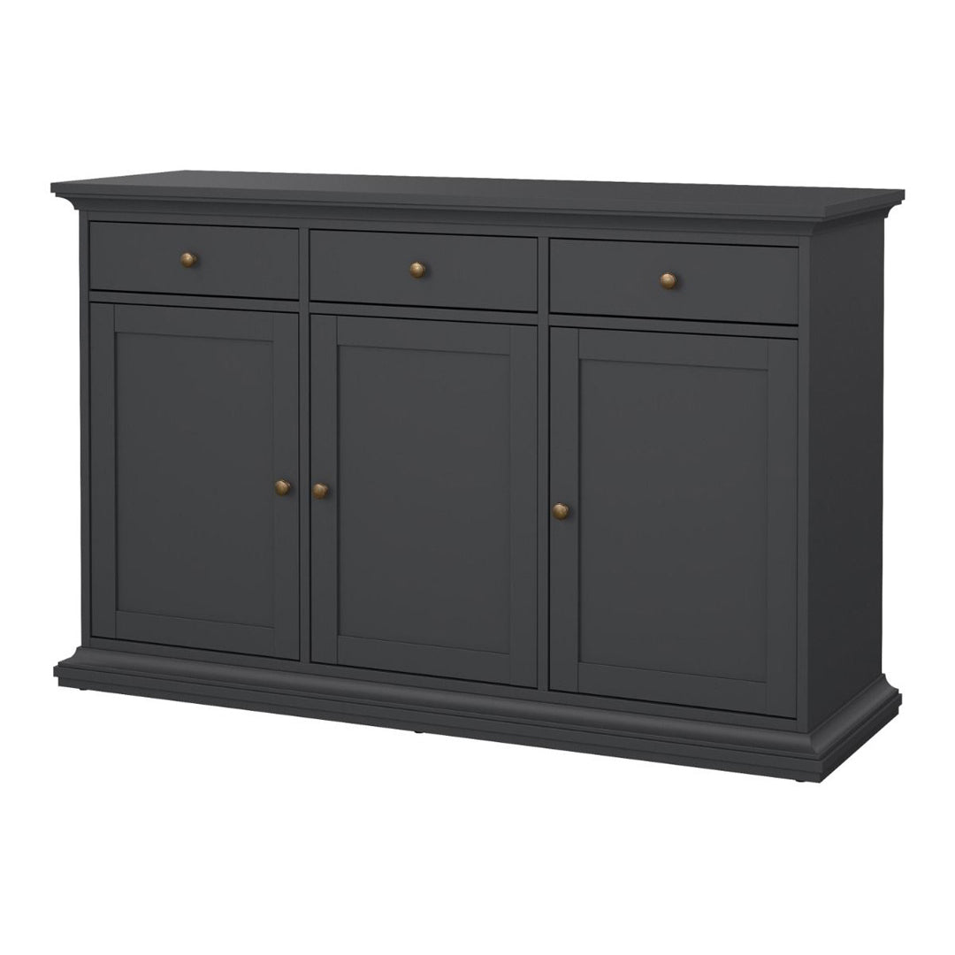 Wooden Sideboard With 3 Doors And 3 Drawers - Paris