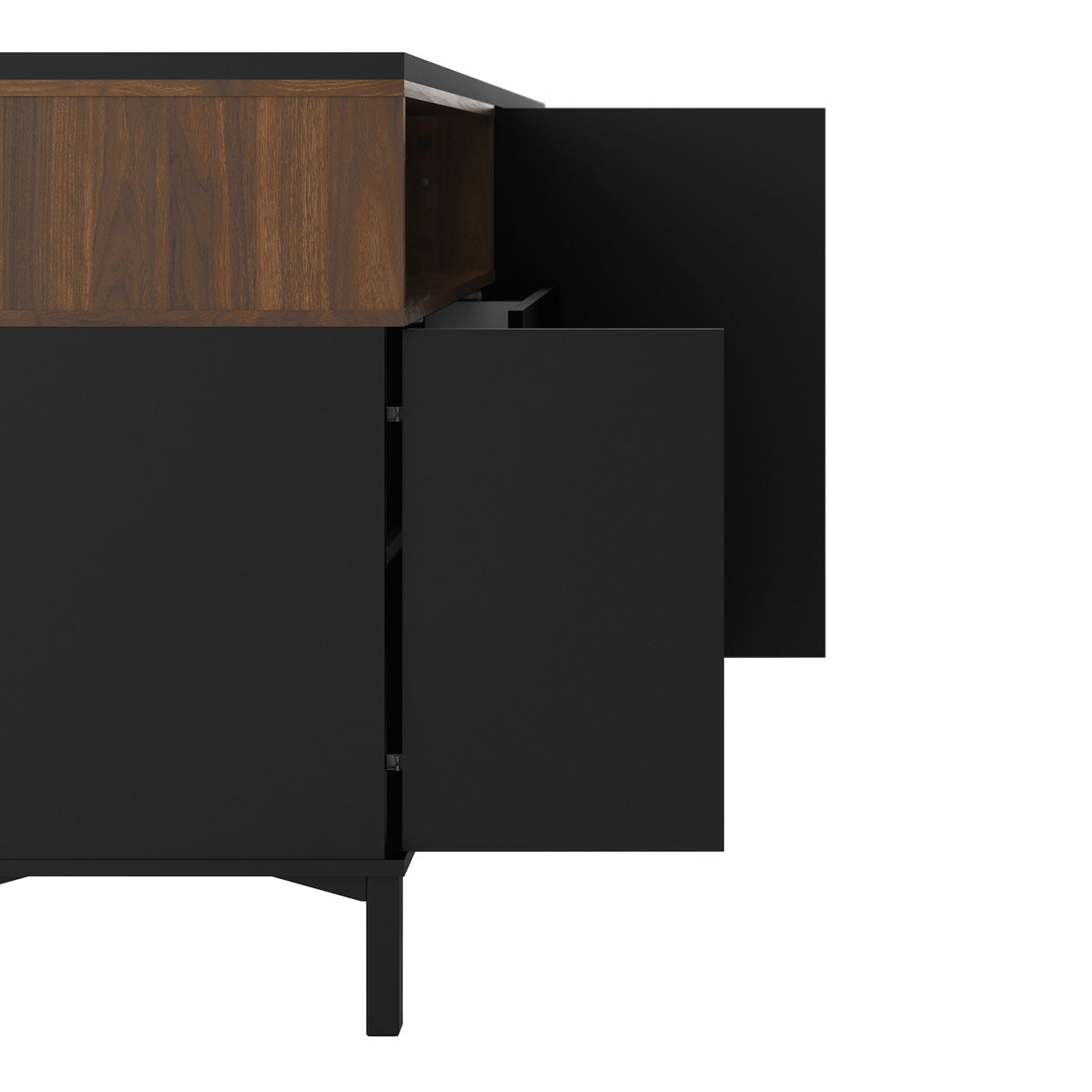 Wooden Sideboard With 3 Doors And 3 Drawers - Roomers