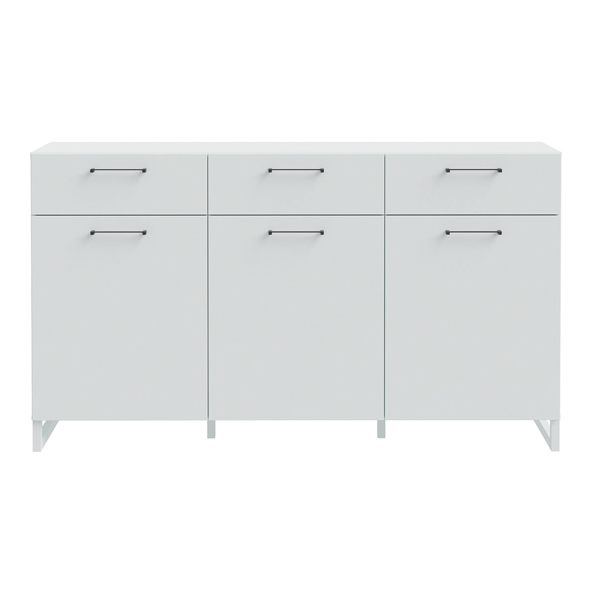 Wooden Sideboard With 3 Doors And 3 Drawers - Sali