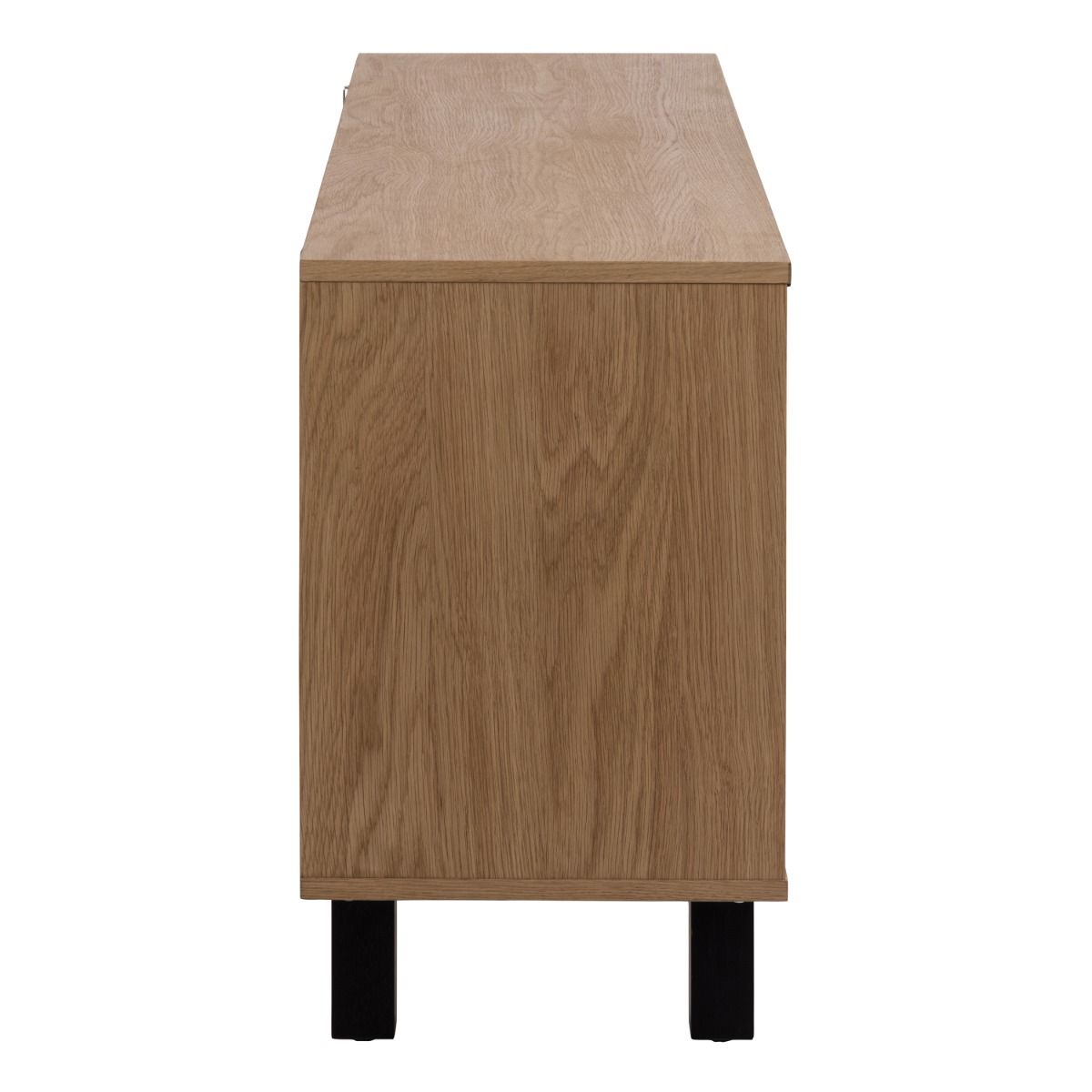 Wooden Sideboard With 3 Doors in Herringbone Effect - Brighton