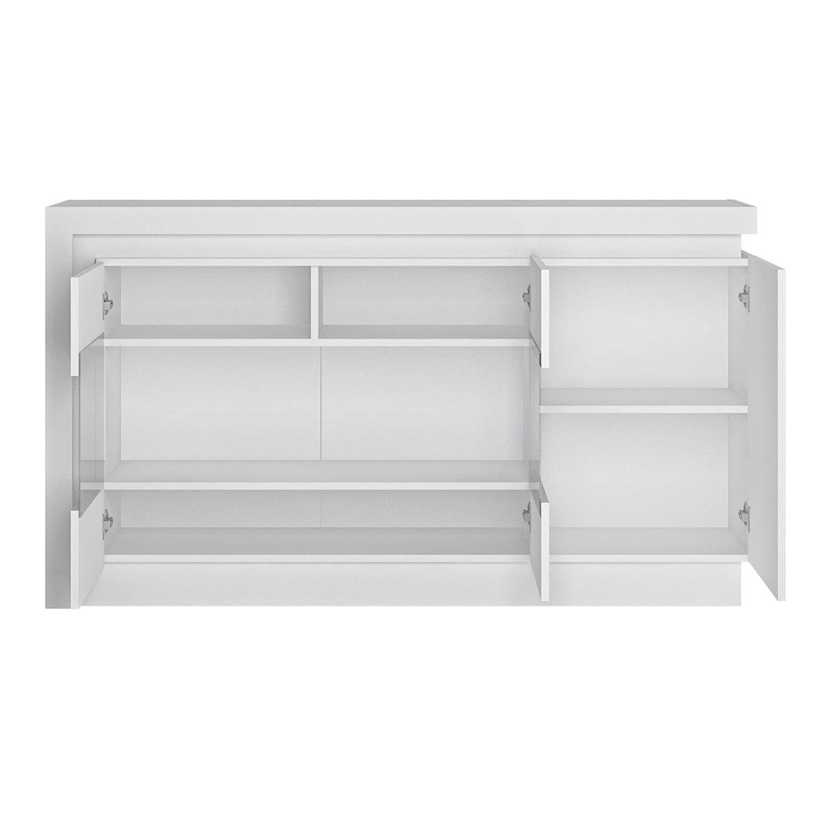 Wooden Sideboard With 3 Doors And LED Lights - Lyon