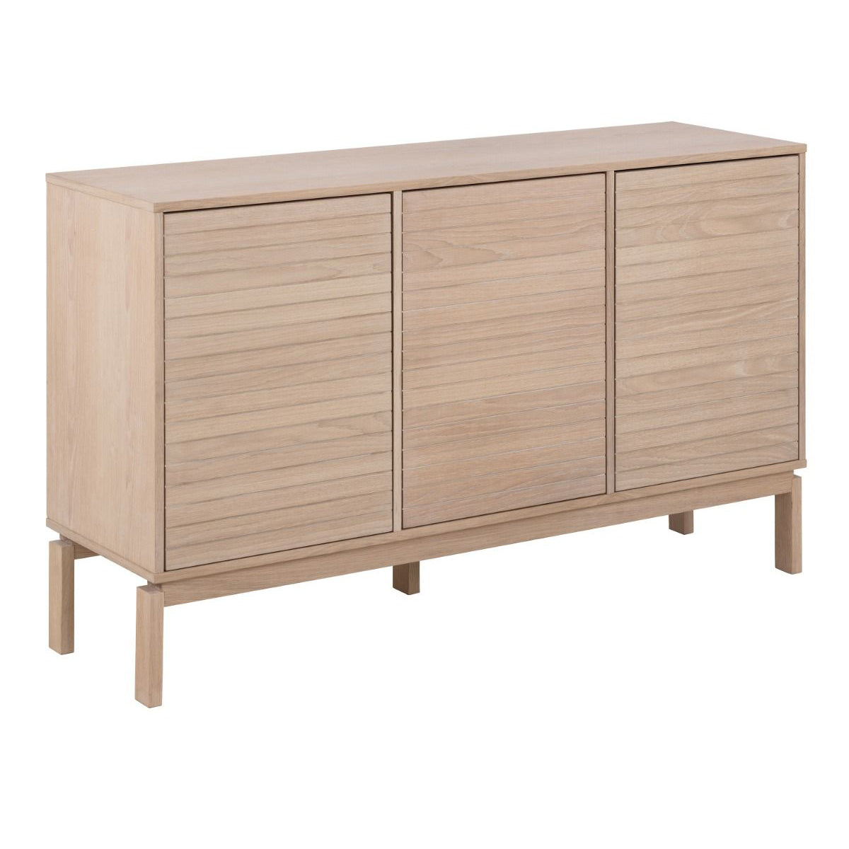Wooden Sideboard With 3 Doors - Linley