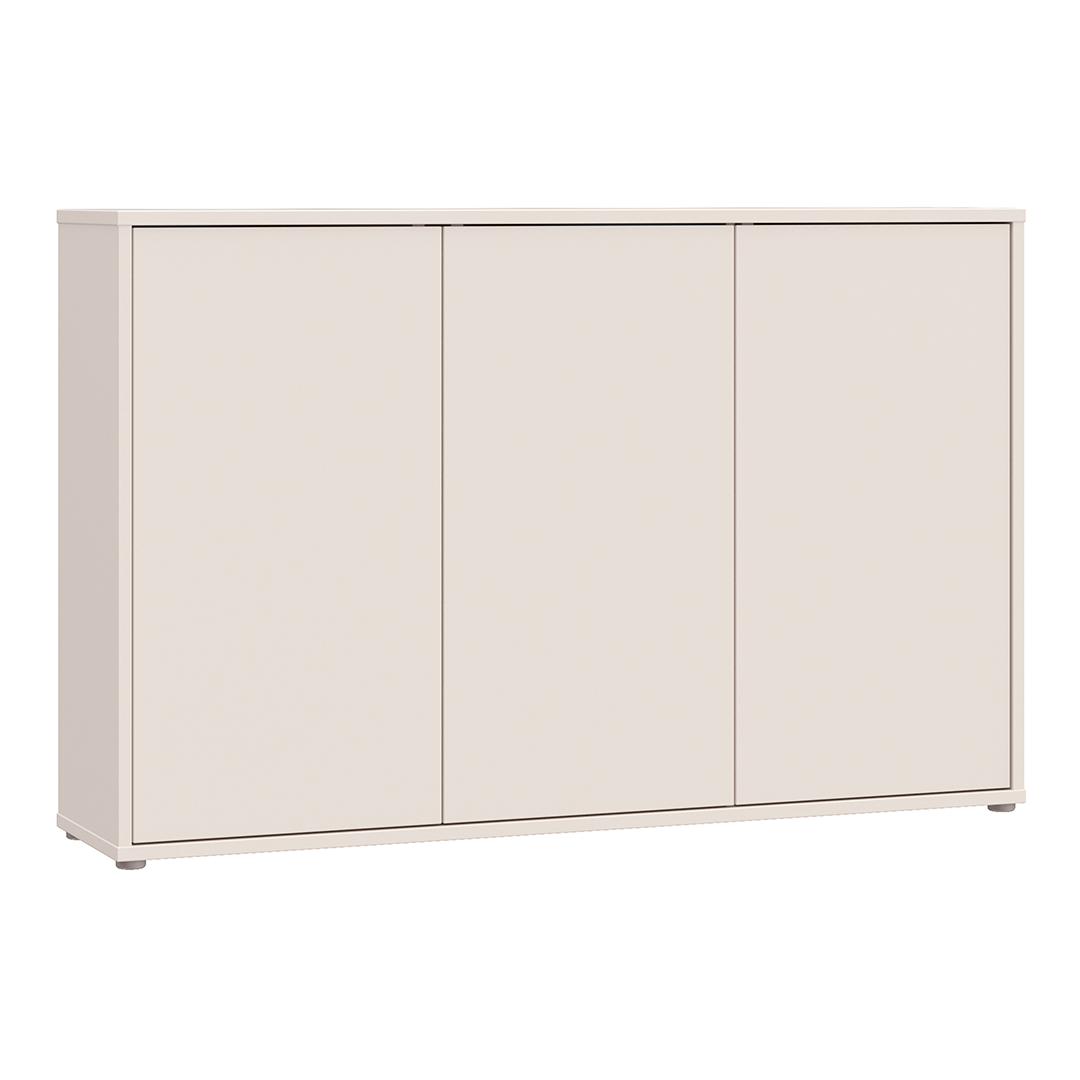 Wooden Sideboard With 3 Push-to-Open Doors - Alice Springs
