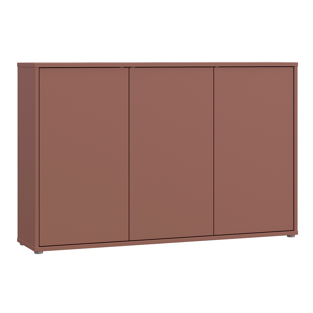 Wooden Sideboard With 3 Push-to-Open Doors - Alice Springs