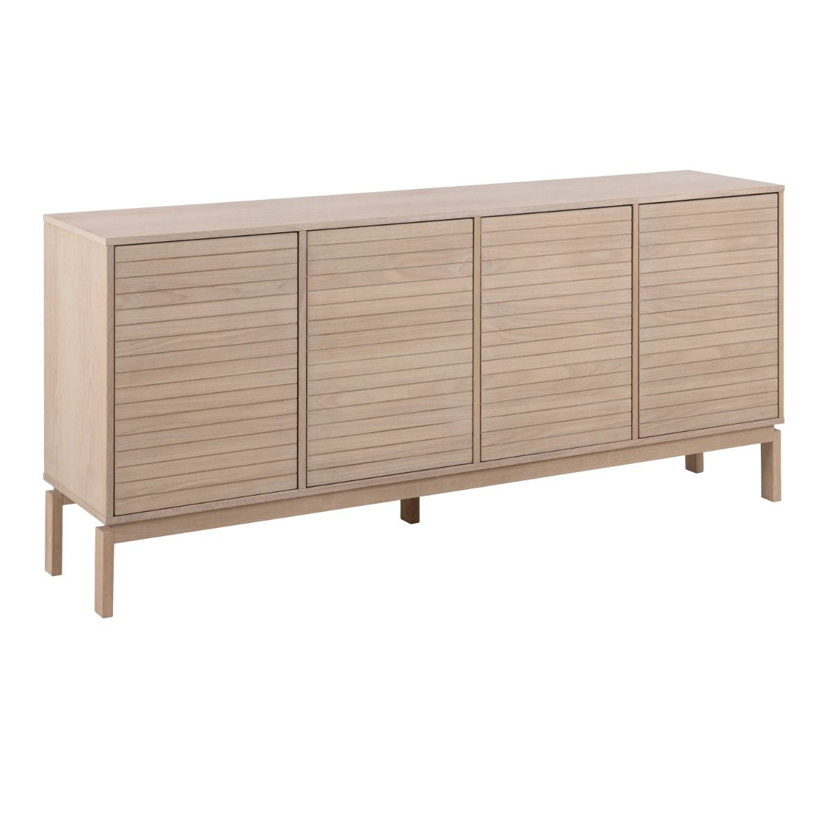 Wooden Sideboard With 4 Doors - Linley