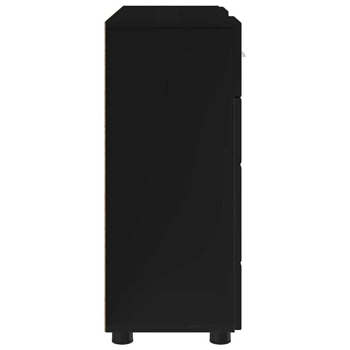 Wooden Sideboard 88.5cm Wide With 3 Doors And 2 Drawers - Vantage Home