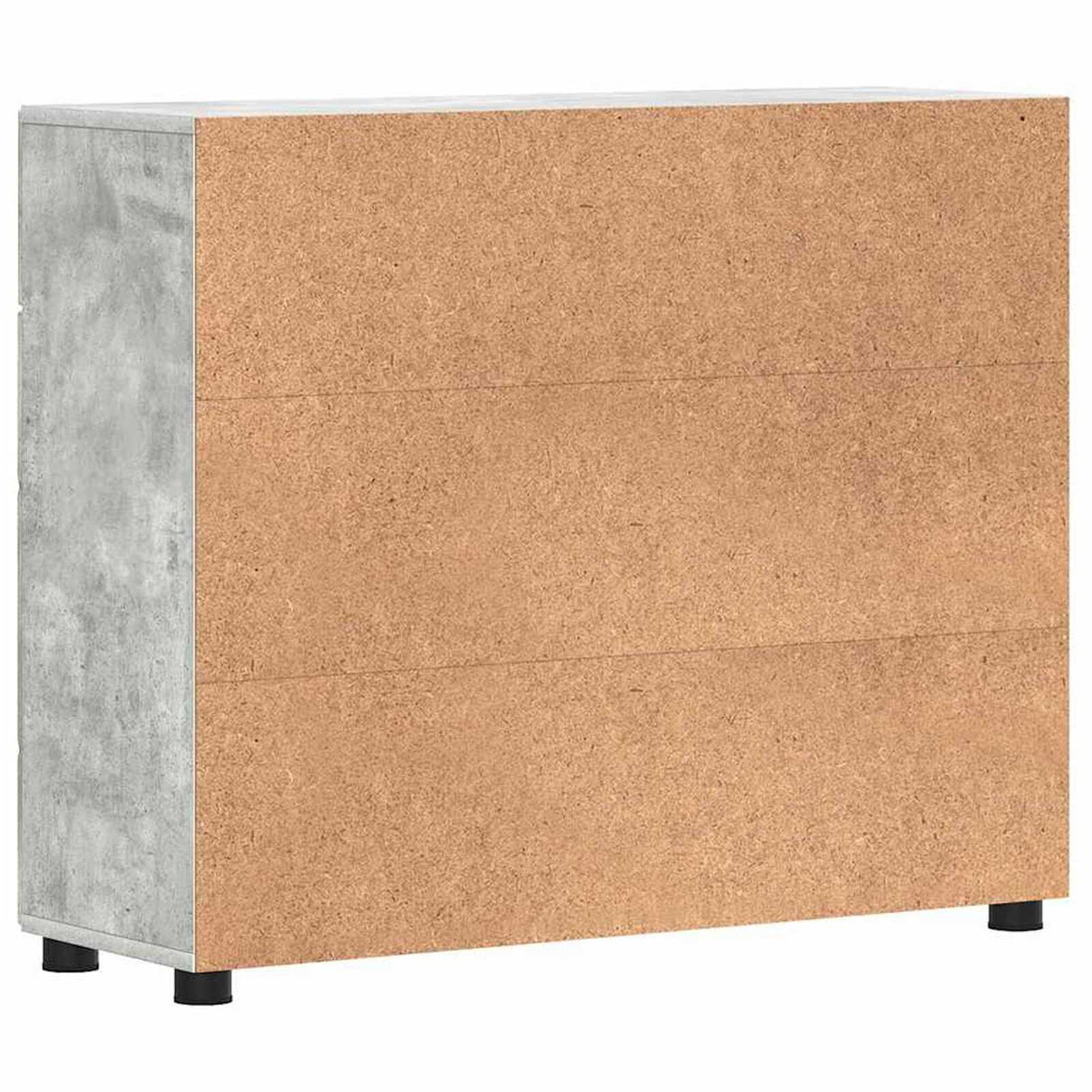 Wooden Sideboard 88.5cm Wide With 3 Doors And 2 Drawers - Vantage Home