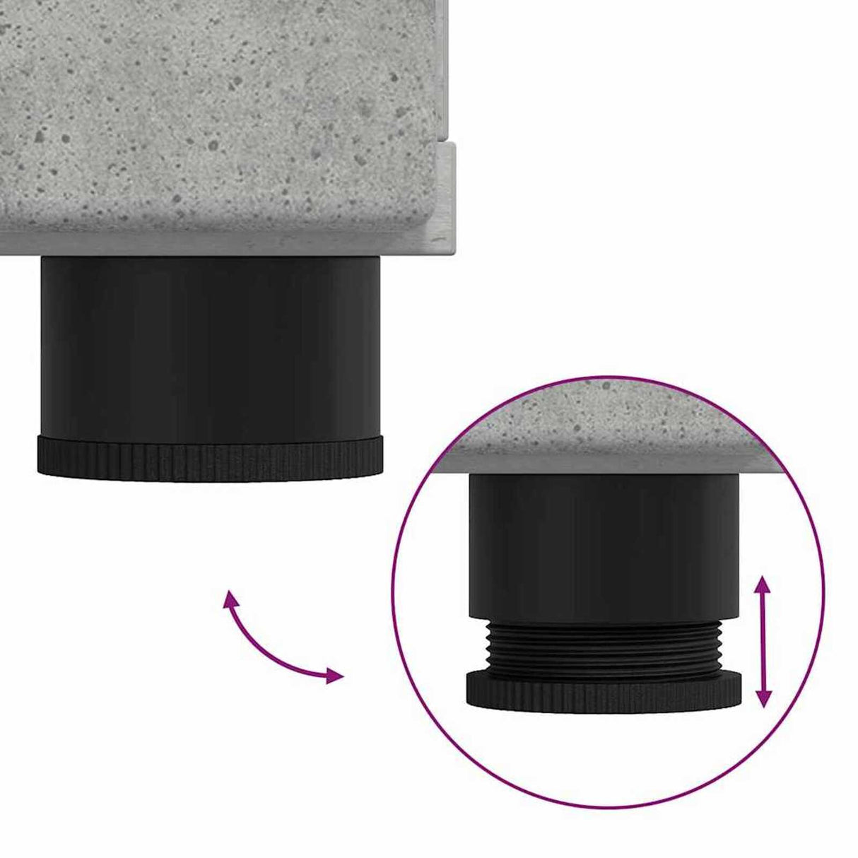 Wooden Sideboard 88.5cm Wide With 3 Doors And 2 Drawers - Vantage Home