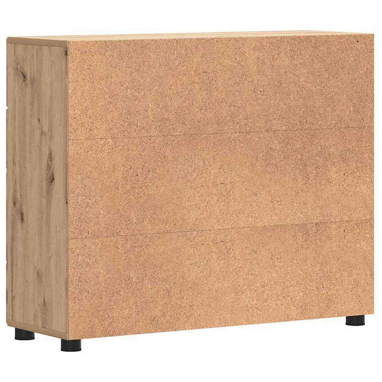 Wooden Sideboard 88.5cm Wide With 3 Doors And 2 Drawers - Vantage Home