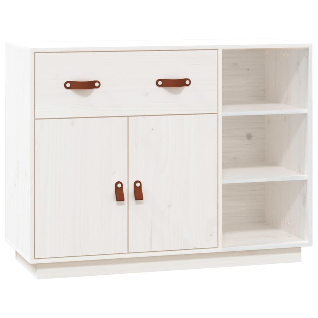 Wooden Sideboard 98.5cm Wide With 2 Doors 1 Drawer - Vantage Home
